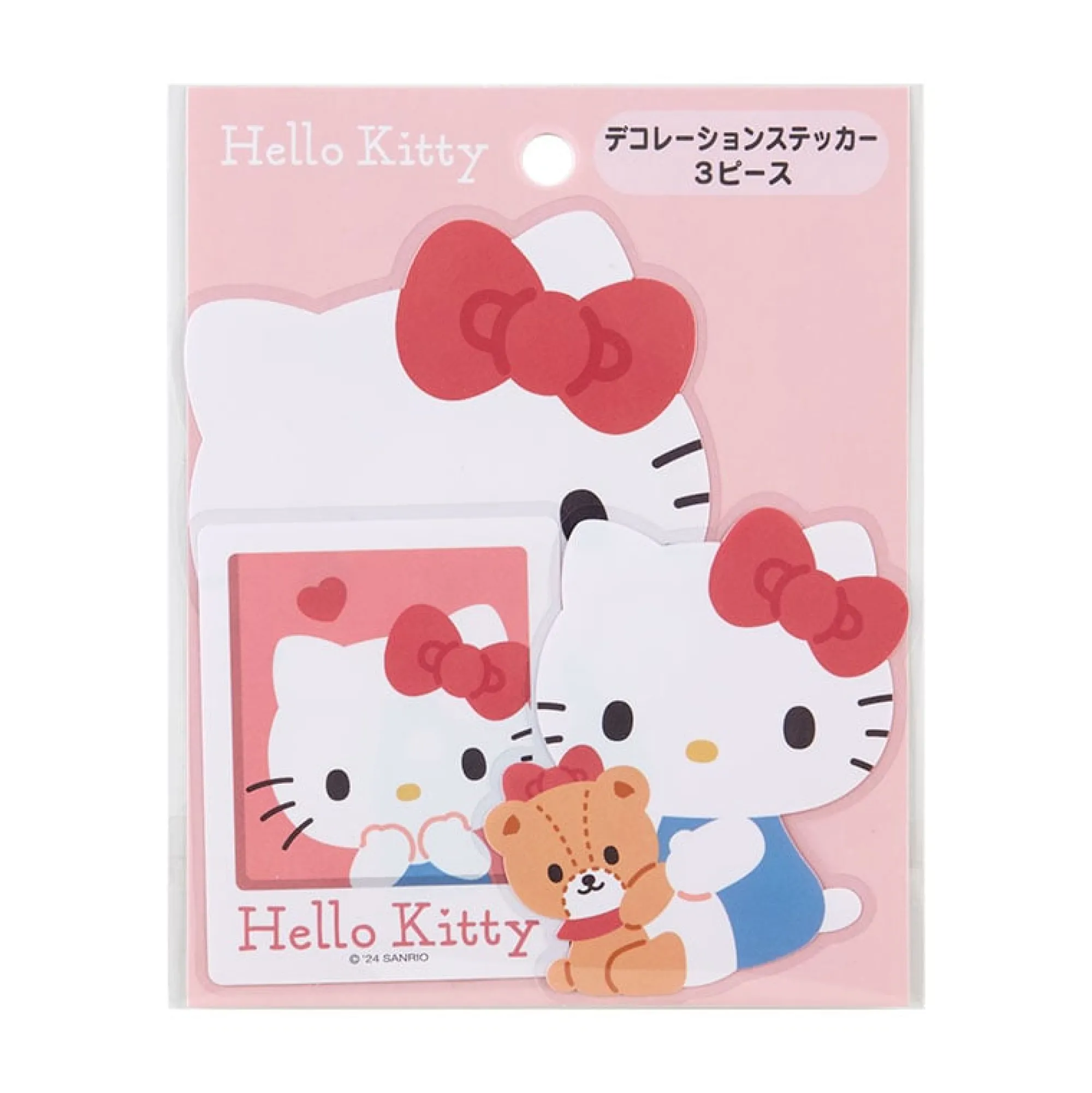 Japan Original Hello Kitty 3-pc Dress Your Tech Sticker Set