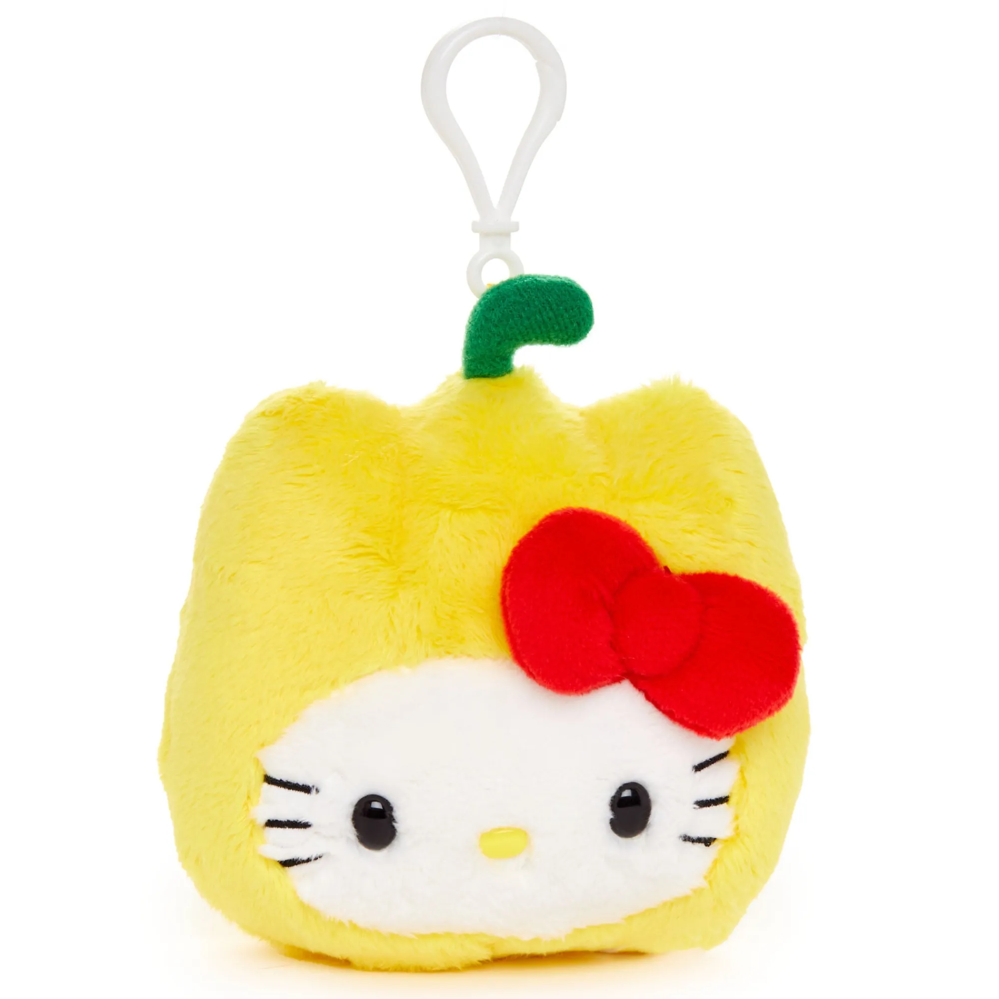 NAKAJIMA CORPORATION Hello Kitty Pepper Plush Mascot Clip (Fruit & Veggie Series)