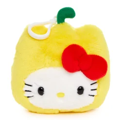NAKAJIMA CORPORATION Hello Kitty Pepper Plush Mascot Clip (Fruit & Veggie Series)
