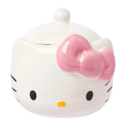 Silver Buffalo Hello Kitty Pink Bow Ceramic Storage Jar