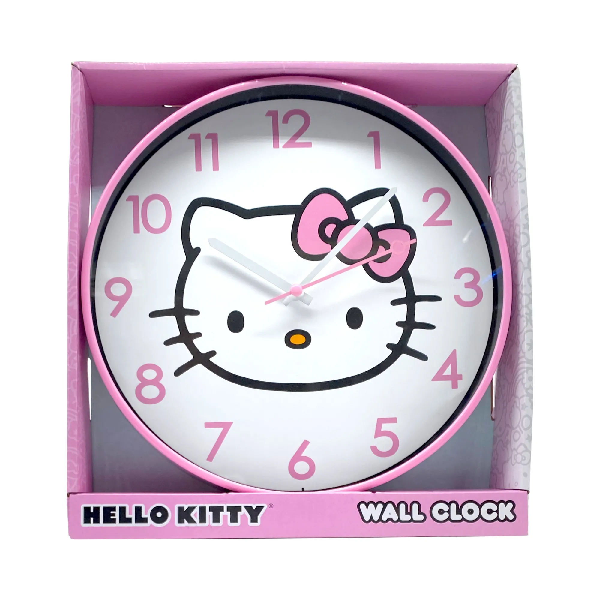 ACCUTIME WATCH CORP Hello Kitty Pink Classic Wall Clock