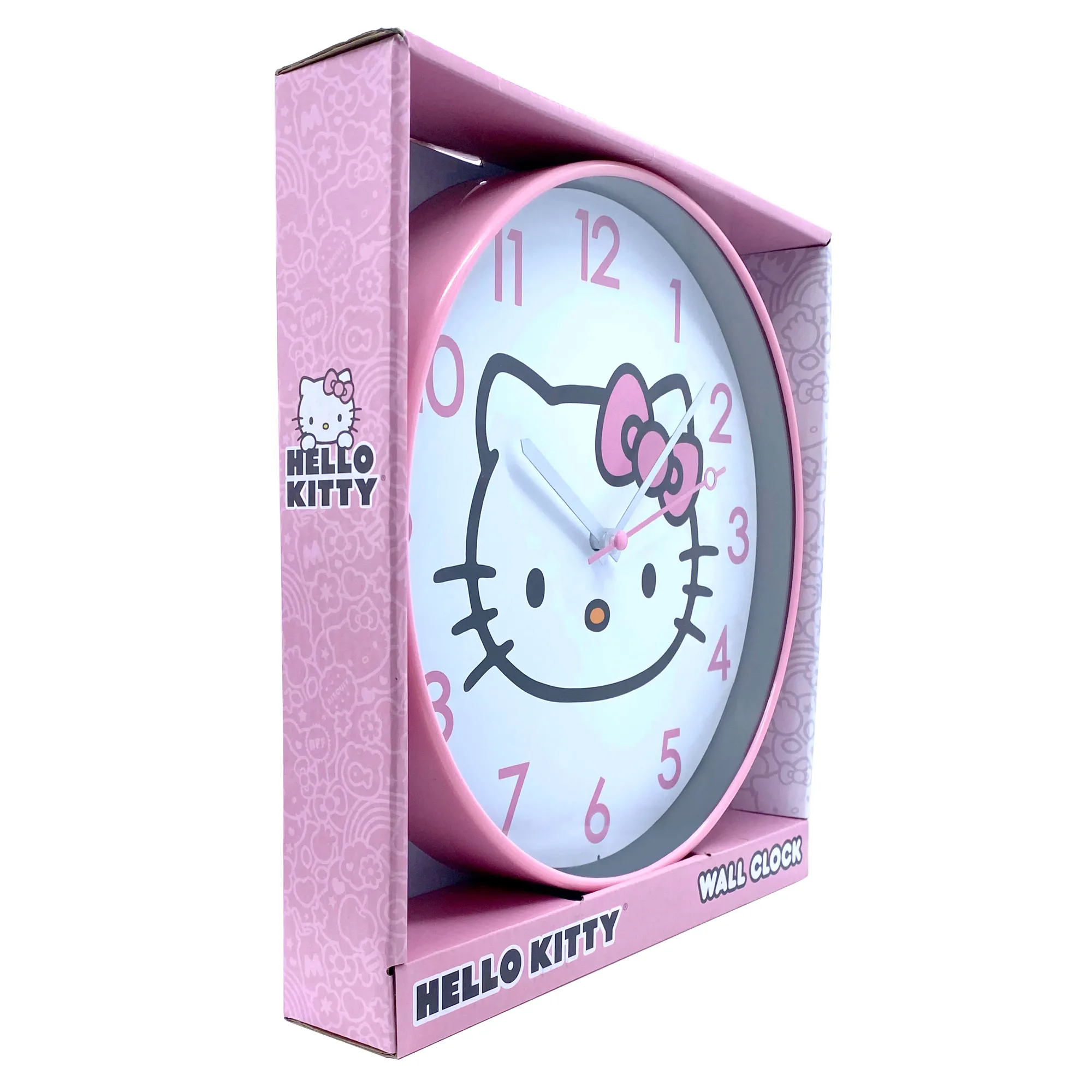 ACCUTIME WATCH CORP Hello Kitty Pink Classic Wall Clock