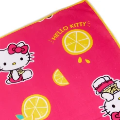 NAKAJIMA CORPORATION Hello Kitty Pink Lemonade Beach Towel