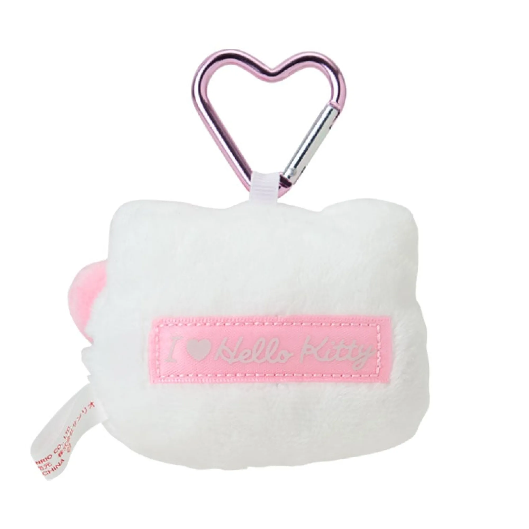 Japan Original Hello Kitty Pink Mascot Keychain (I Love Hello Kitty Series)