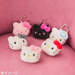 Japan Original Hello Kitty Pink Monochrome Mascot Keychain (I Love Hello Kitty Series)