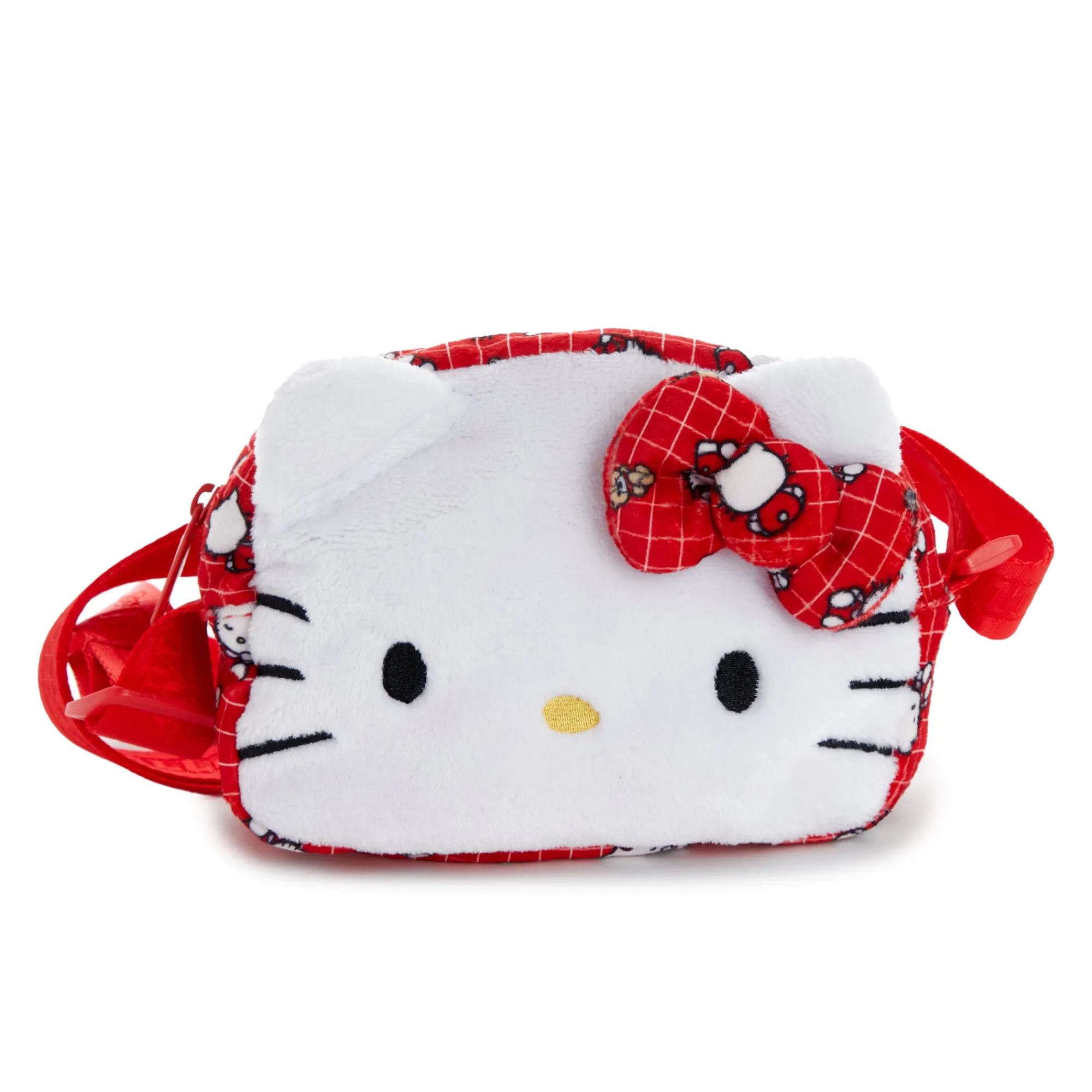 NAKAJIMA CORPORATION Hello Kitty Plush Crossbody Bag (Ruby Red Series)