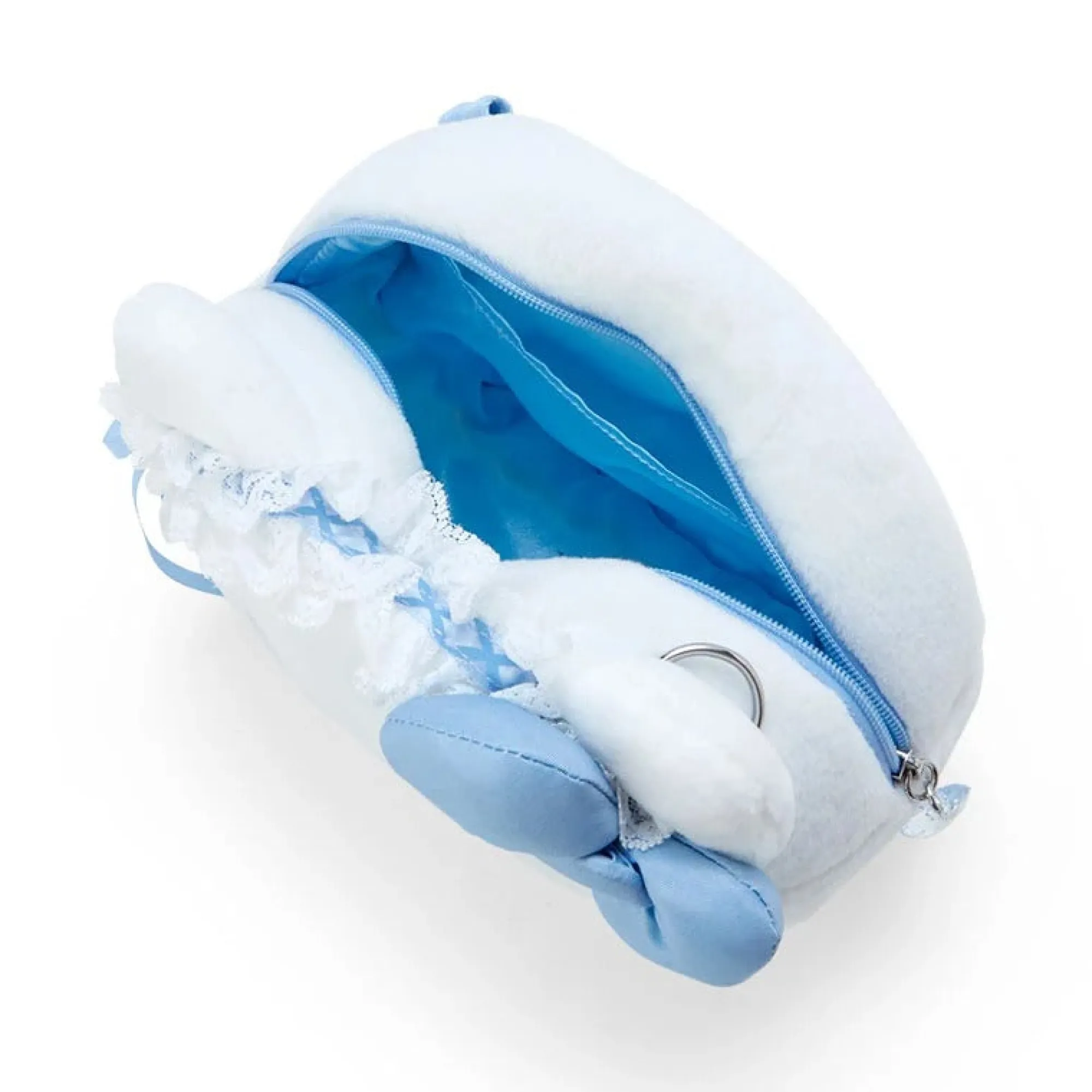 Japan Original Hello Kitty Plush Crossbody Bag (Sky Blue Series)