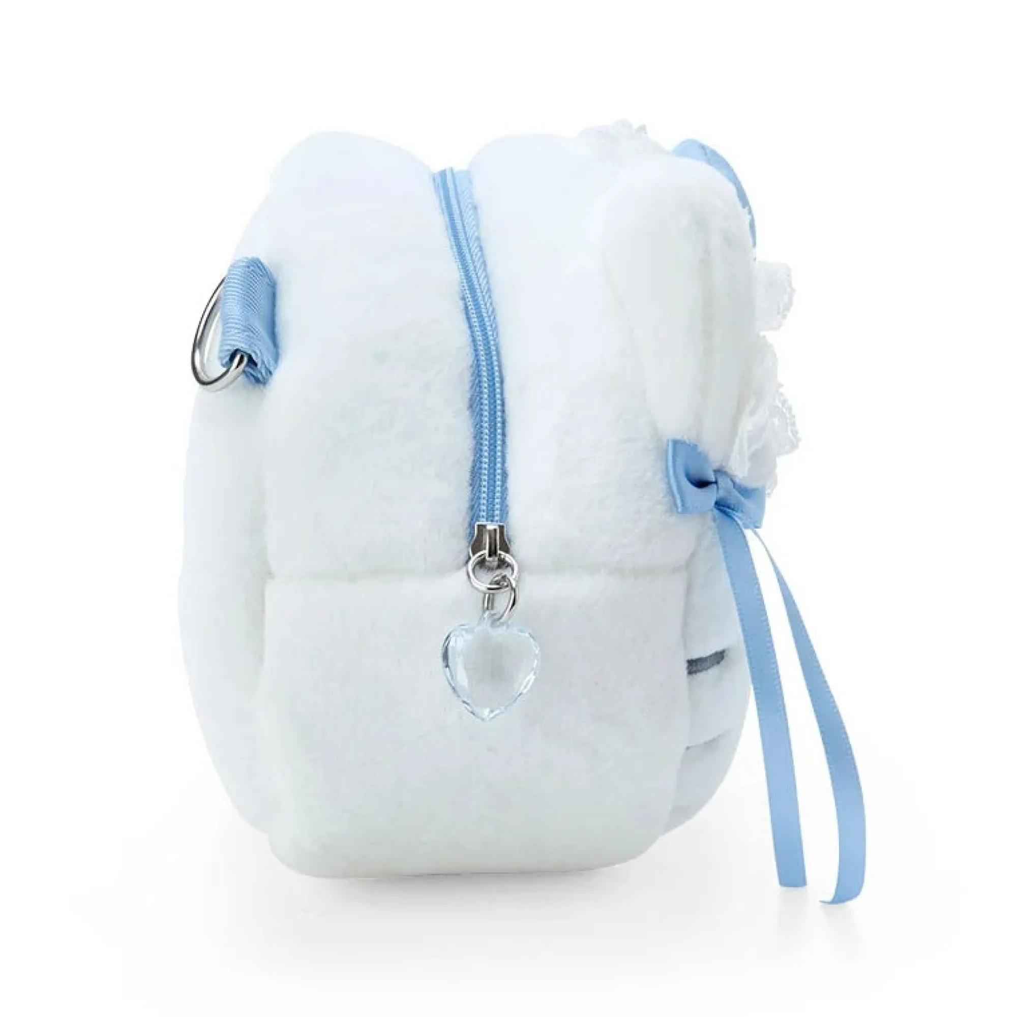 Japan Original Hello Kitty Plush Crossbody Bag (Sky Blue Series)