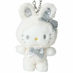 Japan Original Hello Kitty Plush Mascot Bag Charm (Snow Bunny Series)