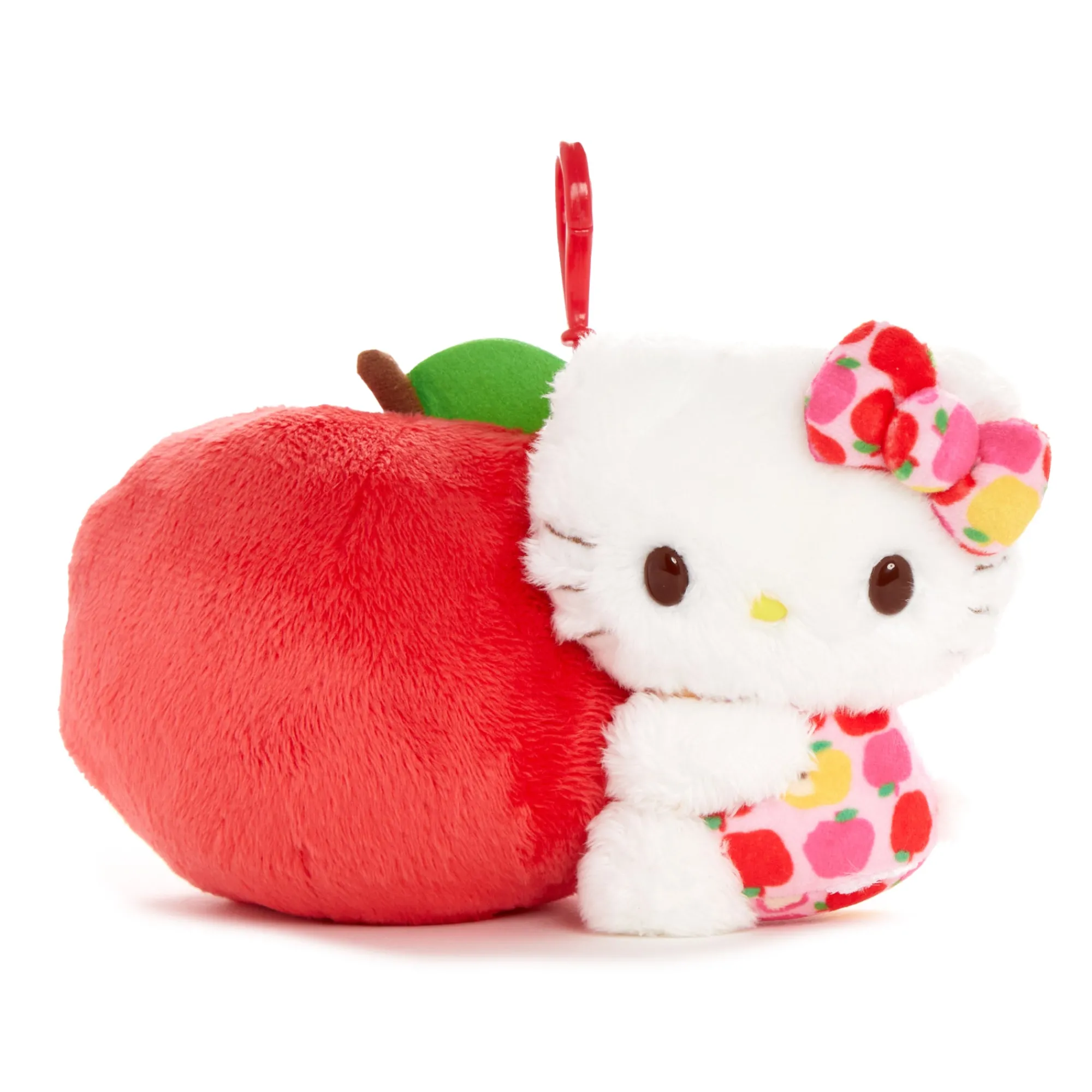 NAKAJIMA CORPORATION Hello Kitty Plush Mascot Clip Duo (5 Apples Tall Series)