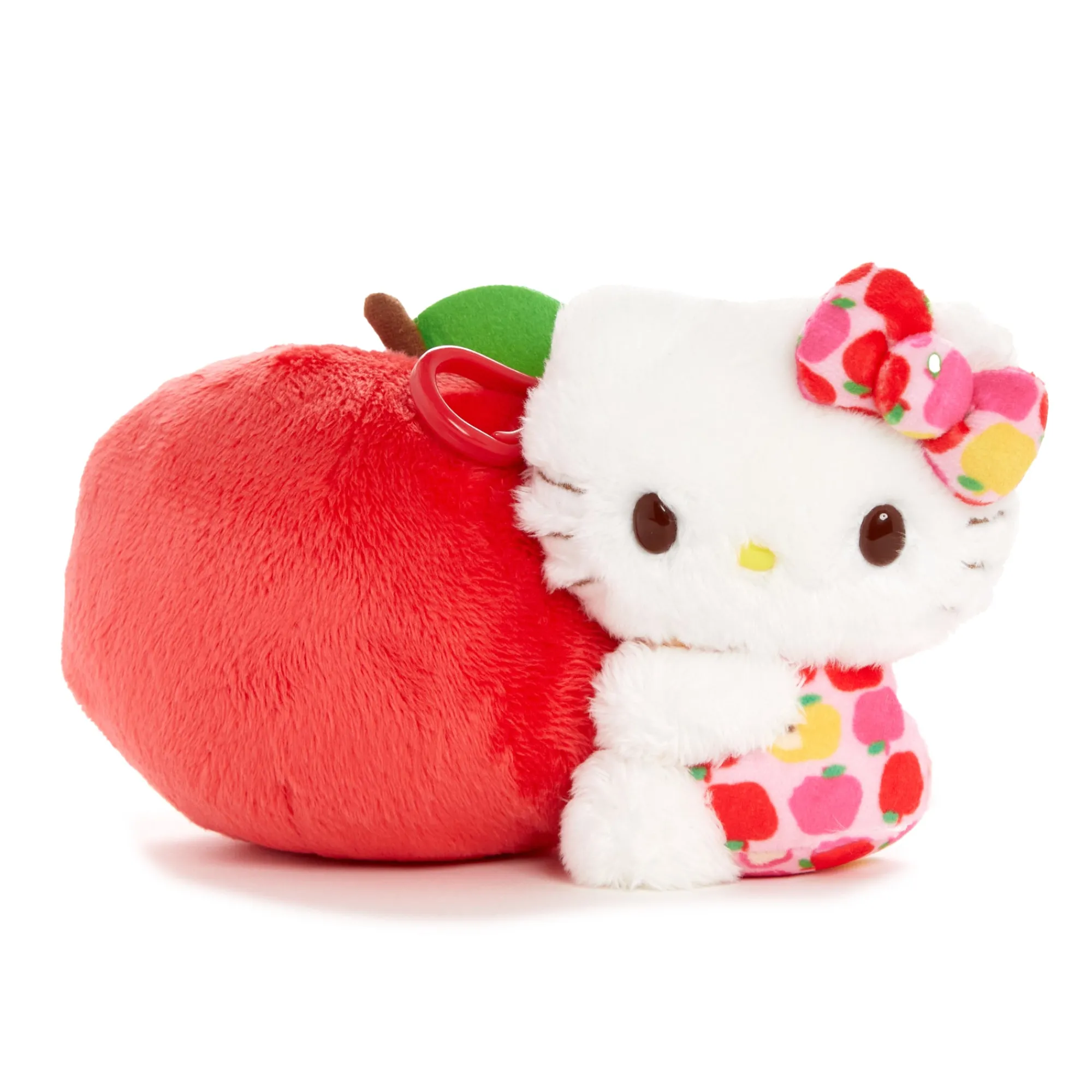 NAKAJIMA CORPORATION Hello Kitty Plush Mascot Clip Duo (5 Apples Tall Series)