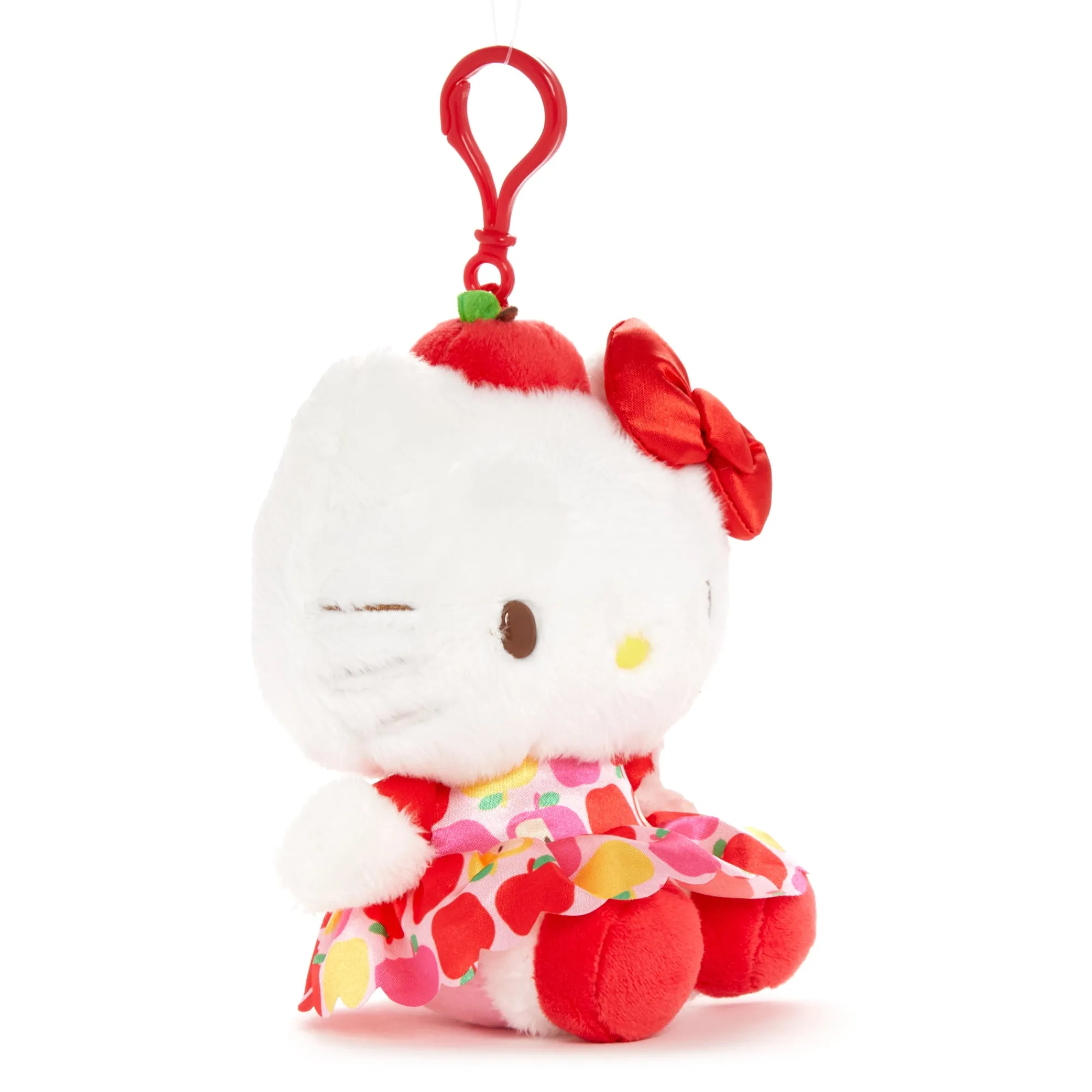 NAKAJIMA CORPORATION Hello Kitty Plush Mascot Clip (5 Apples Tall Series)