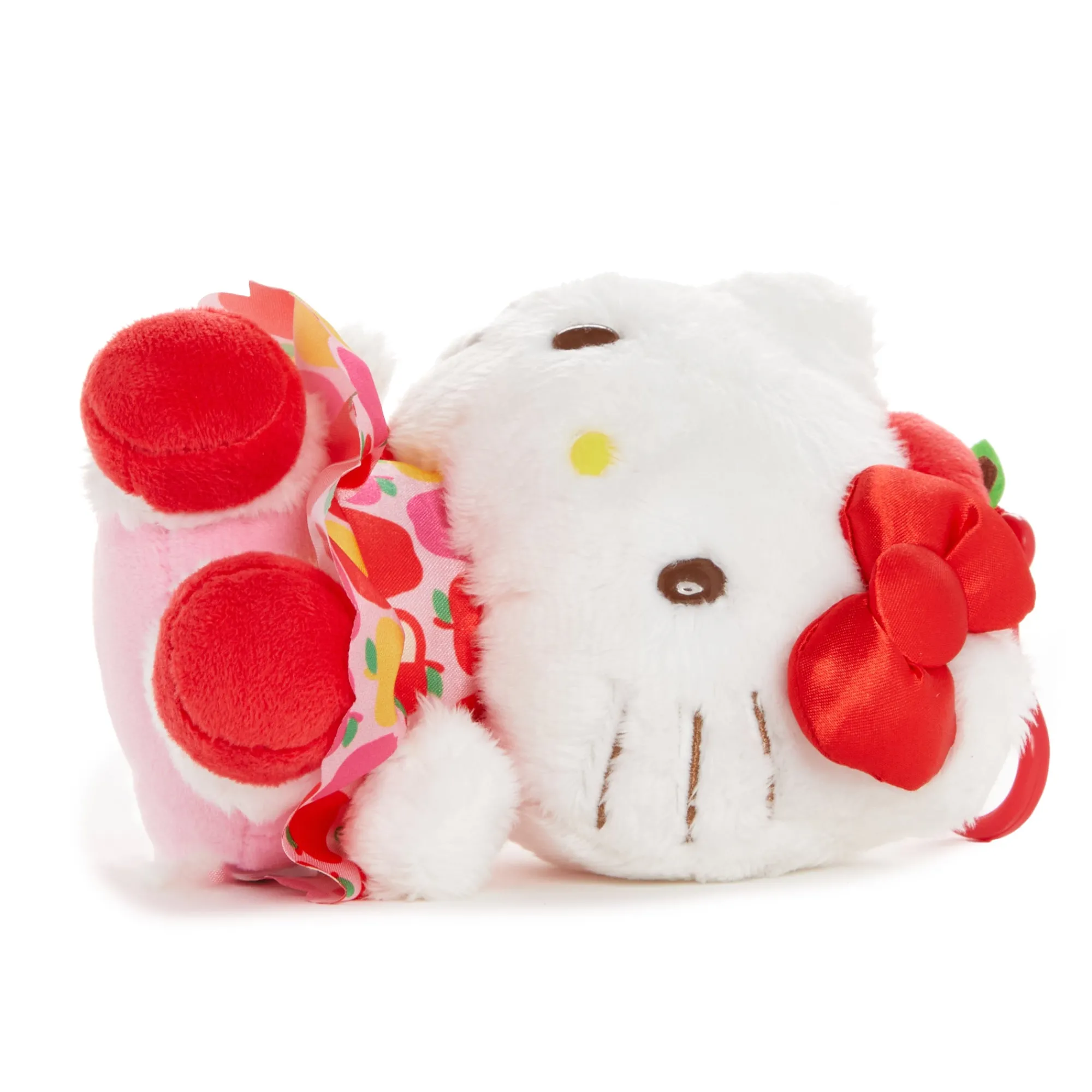 NAKAJIMA CORPORATION Hello Kitty Plush Mascot Clip (5 Apples Tall Series)