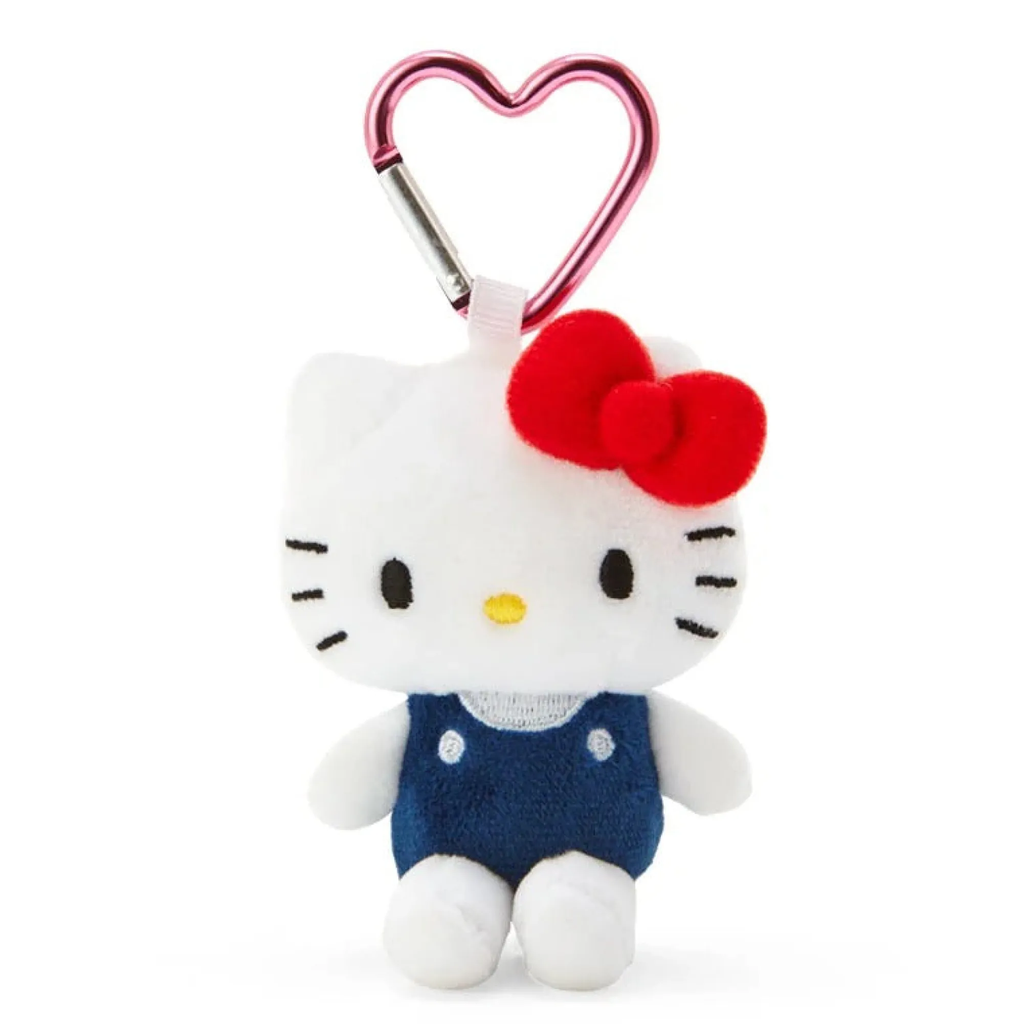 Japan Original Hello Kitty Plush Mascot All My Heart Keychain