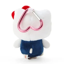 Japan Original Hello Kitty Plush Mascot All My Heart Keychain