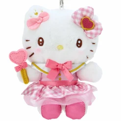 Japan Original Hello Kitty Plush Mascot Keychain (Love You More Series)
