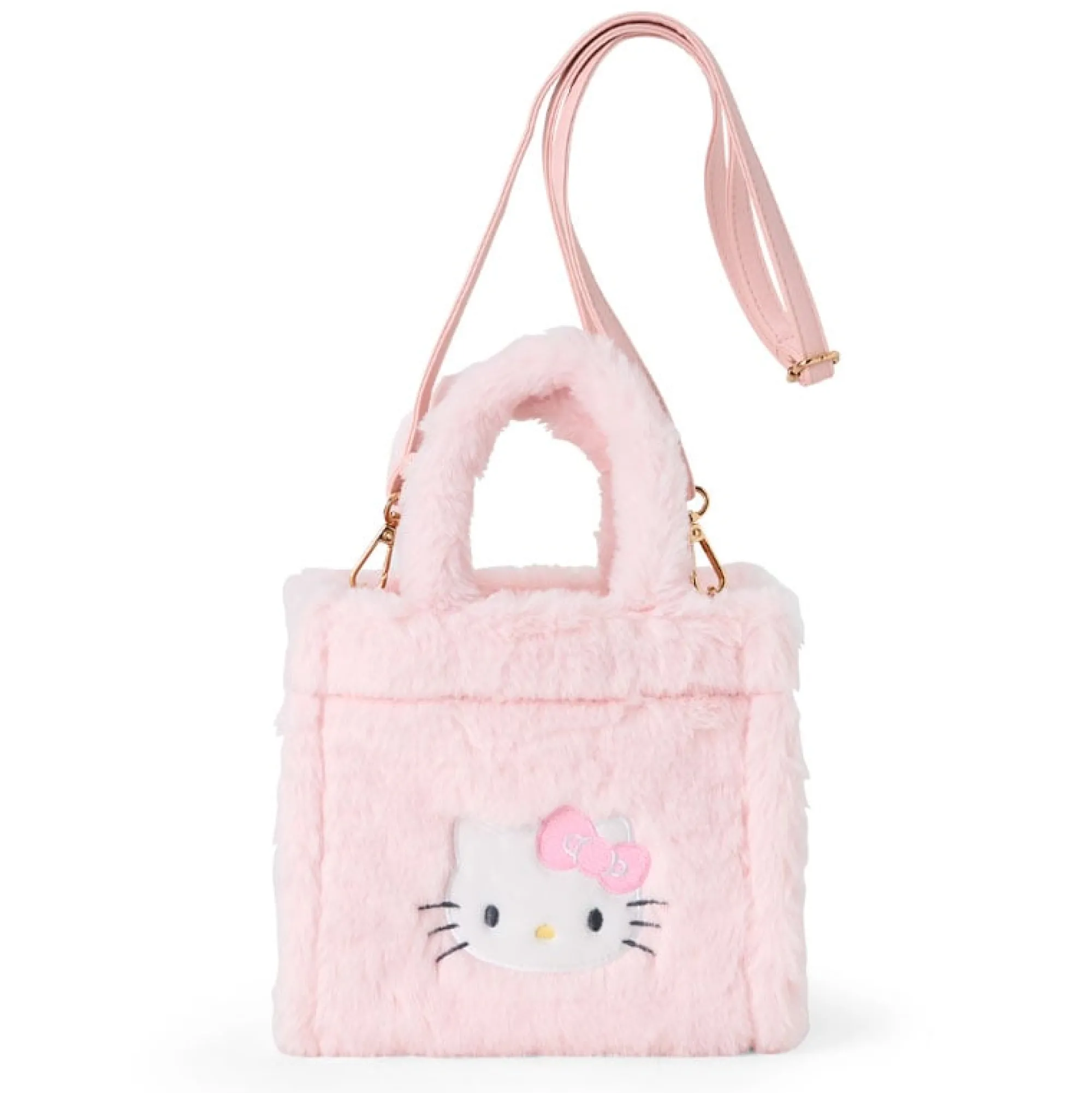 Japan Original Hello Kitty Plush 2-Way Mini Tote
