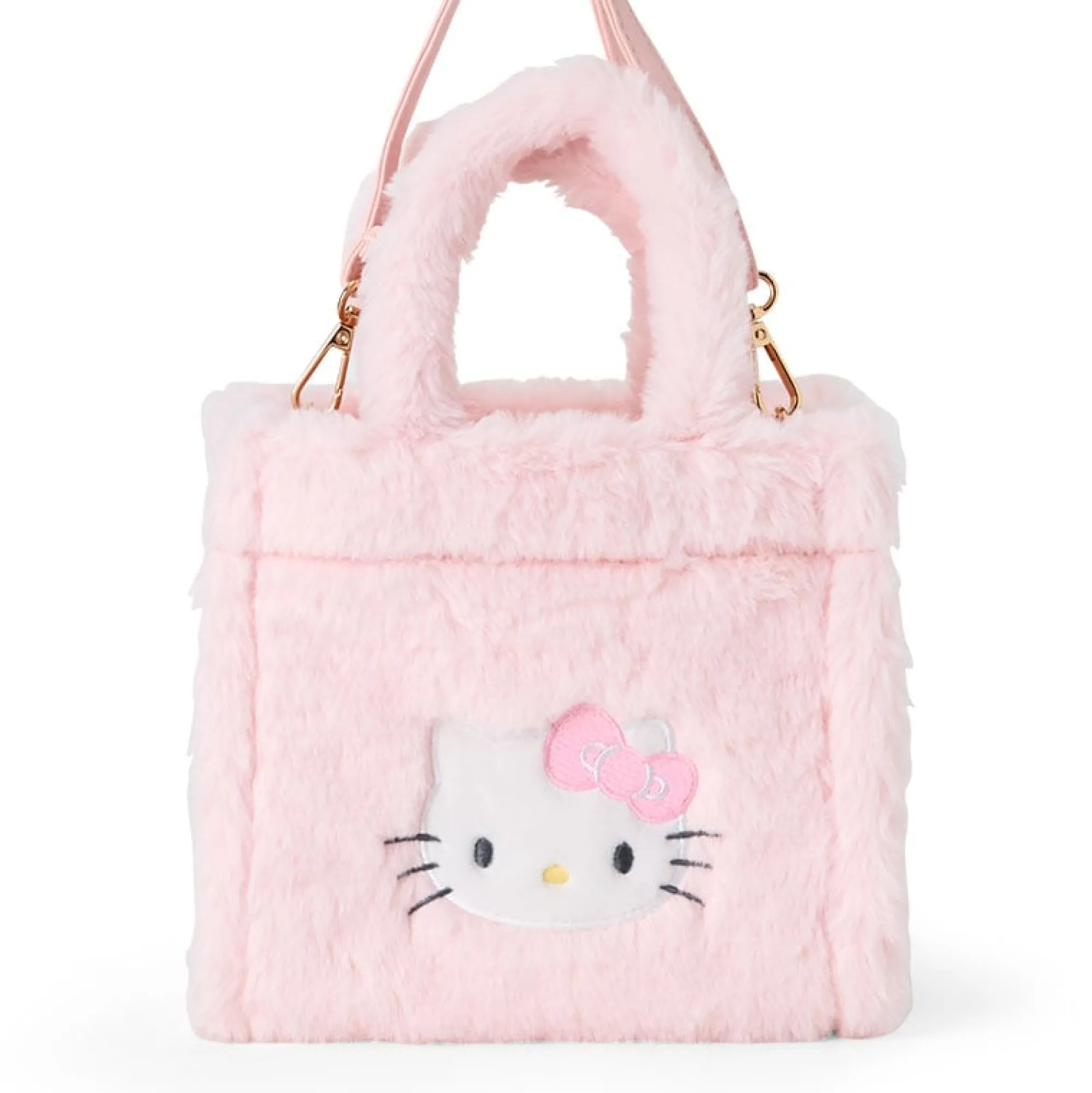 Japan Original Hello Kitty Plush 2-Way Mini Tote