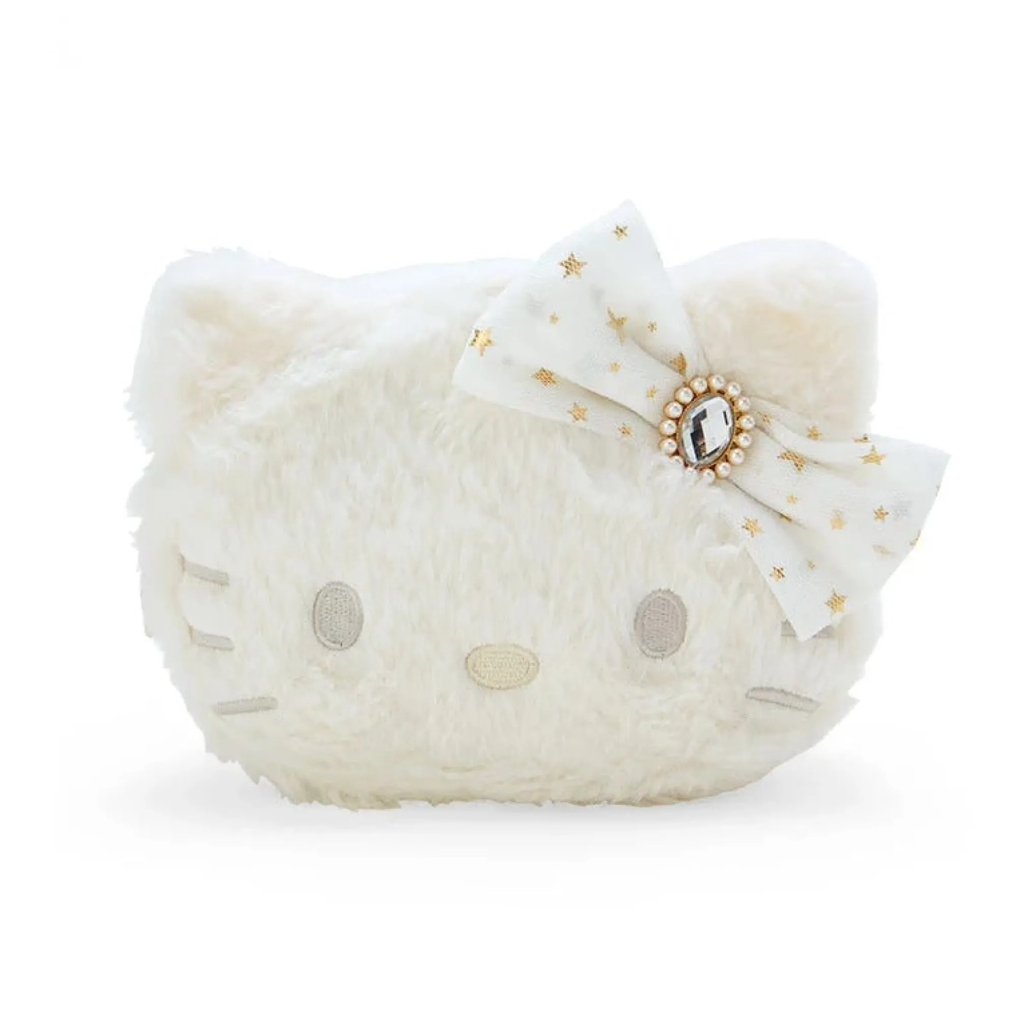 Japan Original Hello Kitty Plush Zipper Pouch (Winter Star Series)