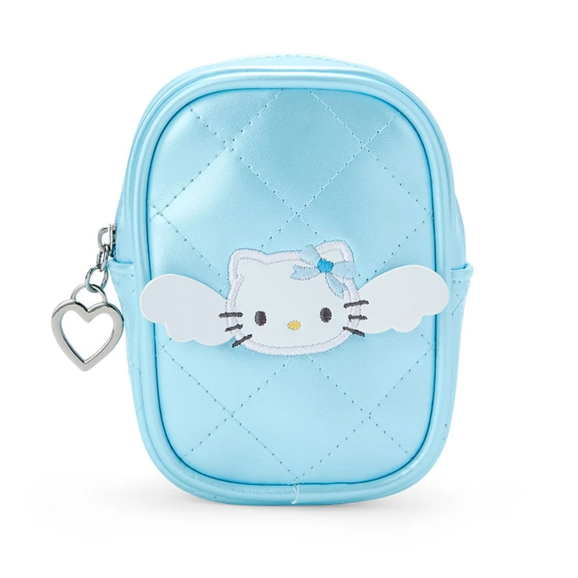 Japan Original Hello Kitty Quilted Mini Zipper Pouch (Dreaming Angel Series Pt 2)