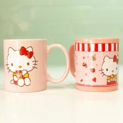 Uncanny Brands Wholesale Hello Kitty Single Cup Coffee Maker 3-Piece Gift Set