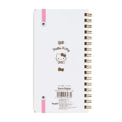 Japan Original Hello Kitty Slim Spiral Notebook (Elastic Closure)