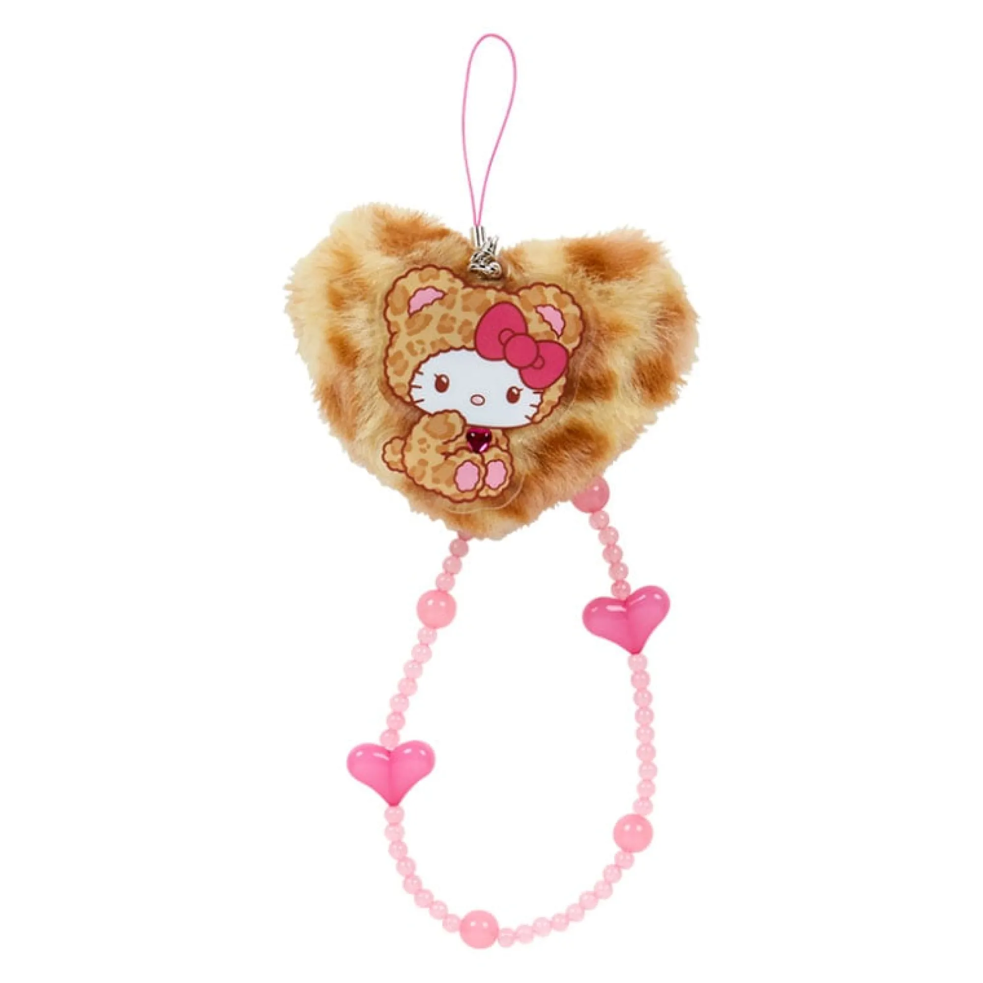 Japan Original Hello Kitty Smartphone Charm (Leopard Pals Series)