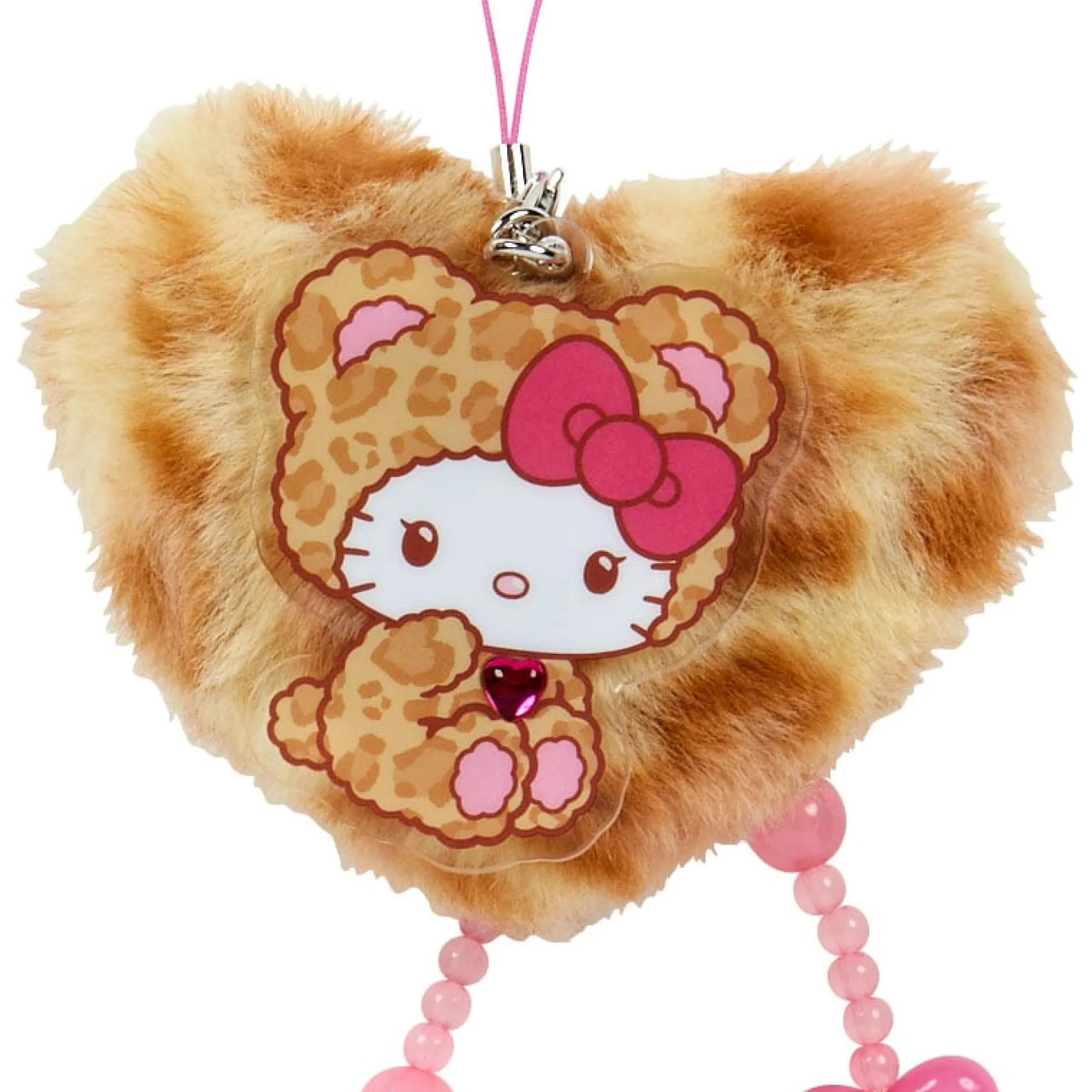 Japan Original Hello Kitty Smartphone Charm (Leopard Pals Series)