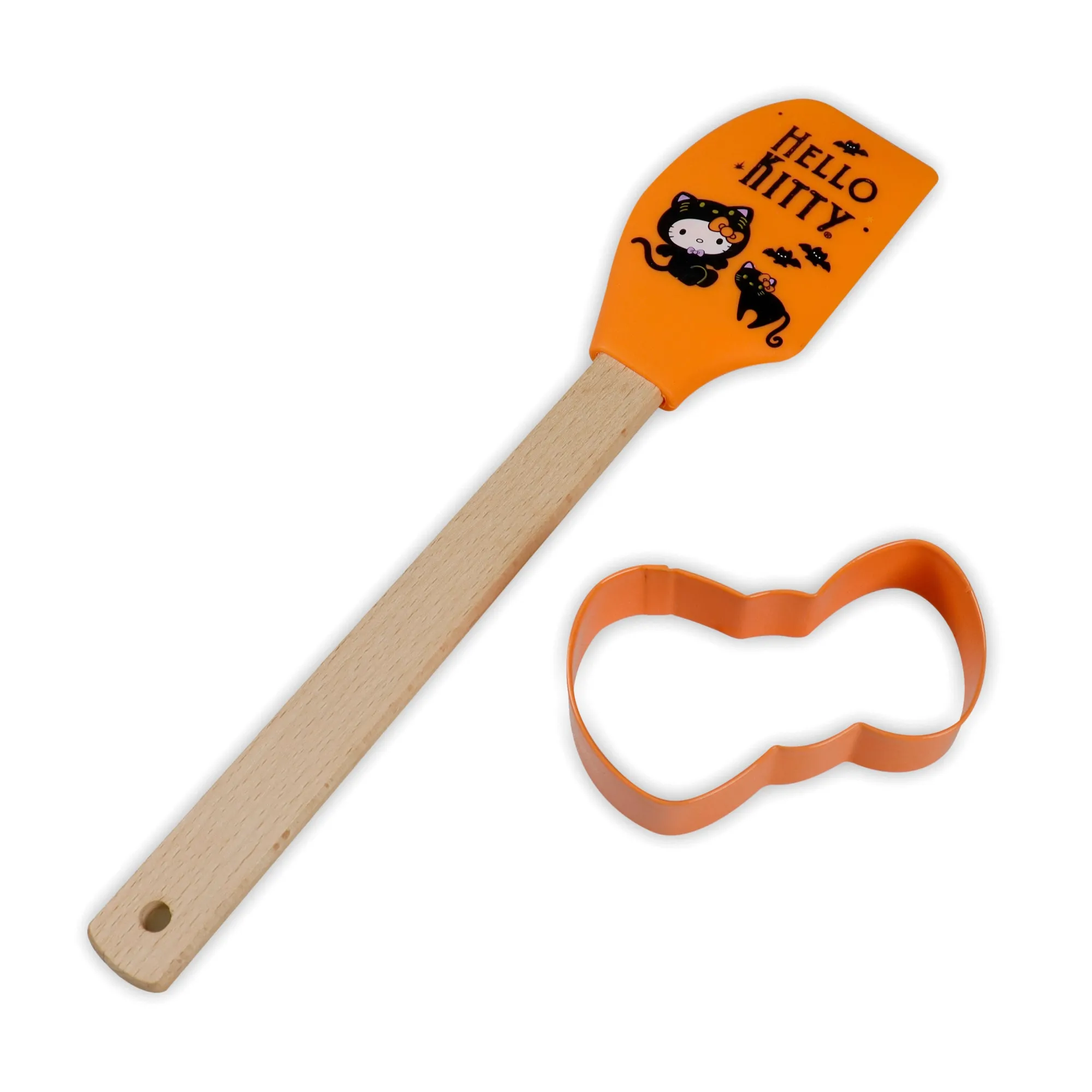 Handstand Kitchen Hello Kitty Spooky Cookie Cutter Set with Spatula