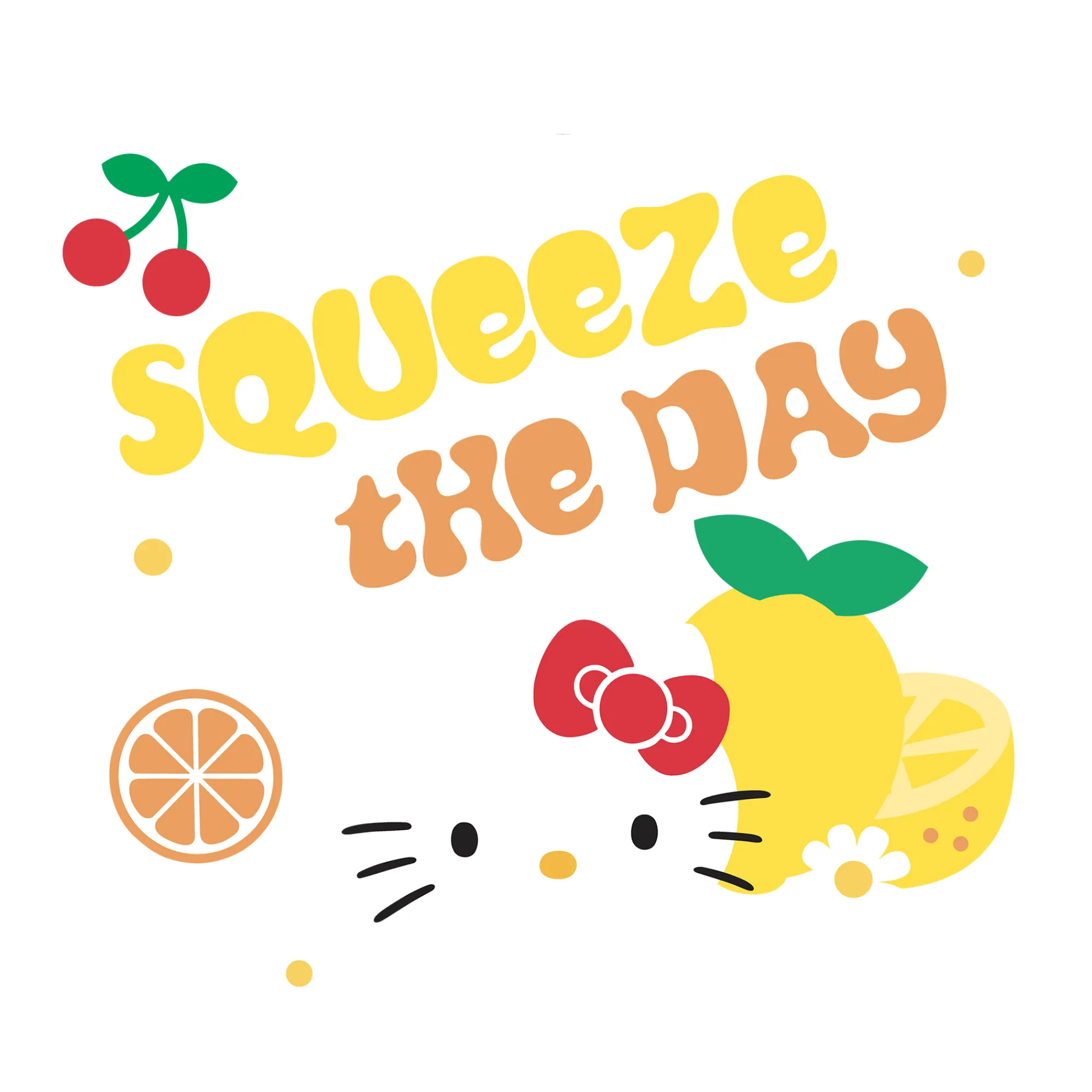 Printful Hello Kitty Squeeze The Day Tee