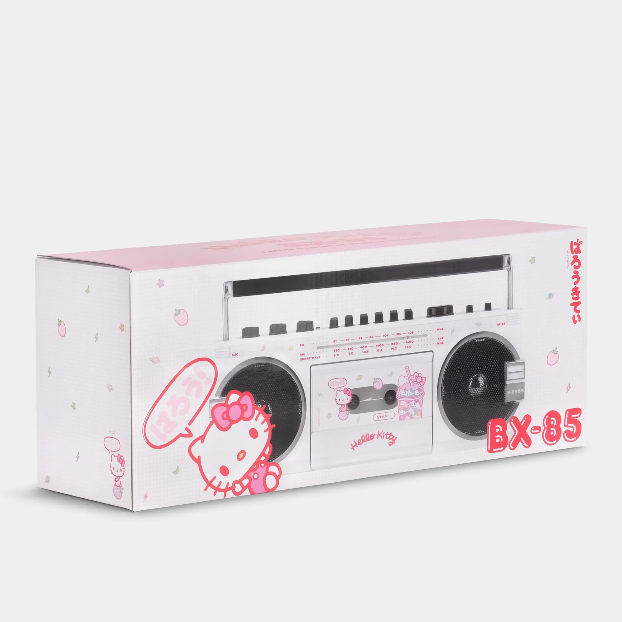 RETROSPEKT Hello Kitty Strawberry Kawaii BX-85 Bluetooth Cassette Player Boombox