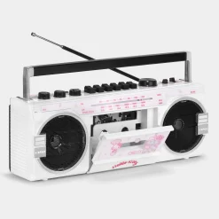 RETROSPEKT Hello Kitty Strawberry Kawaii BX-85 Bluetooth Cassette Player Boombox