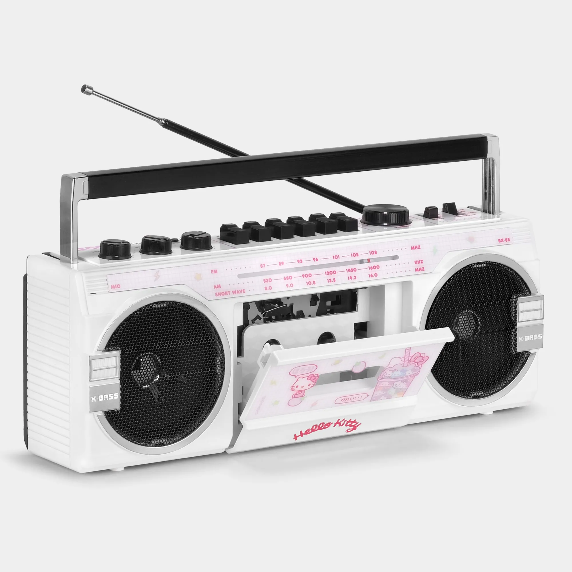 RETROSPEKT Hello Kitty Strawberry Kawaii BX-85 Bluetooth Cassette Player Boombox