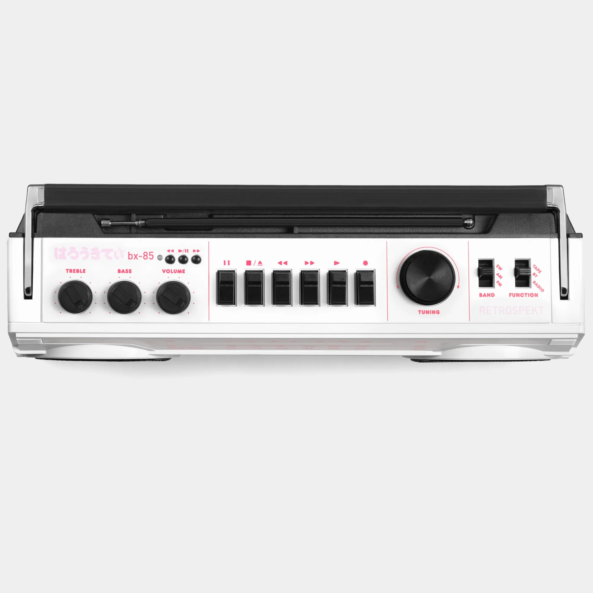 RETROSPEKT Hello Kitty Strawberry Kawaii BX-85 Bluetooth Cassette Player Boombox