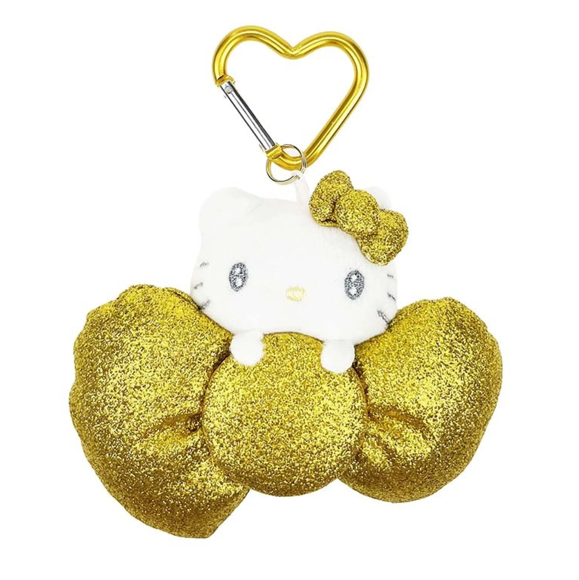 Global Original Hello Kitty 50th Anniv. Gold Mascot (Metallic Bow Series)