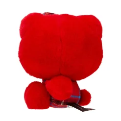 Japan Original Hello Kitty 50th Anniv. Plush Mascot (Red Tartan)