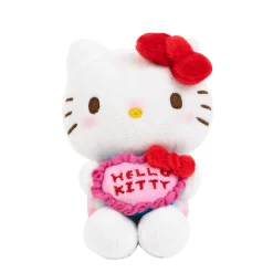 Global Original Hello Kitty 50th Anniv. Plush Mascot Keychain (Full of Happy Series)