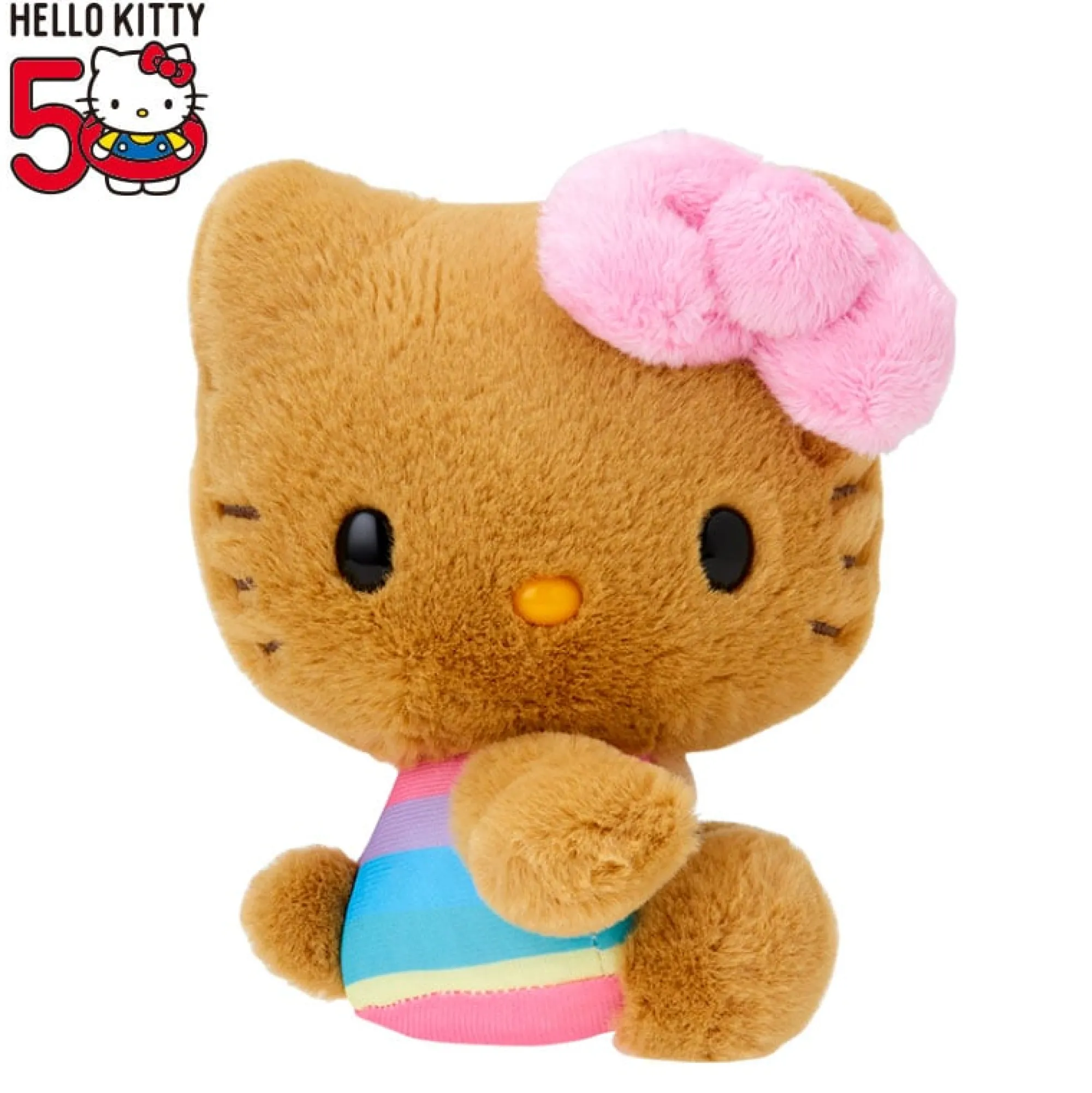 Japan Original Hello Kitty 50th Anniv. Plush Mascot (Beach Day)