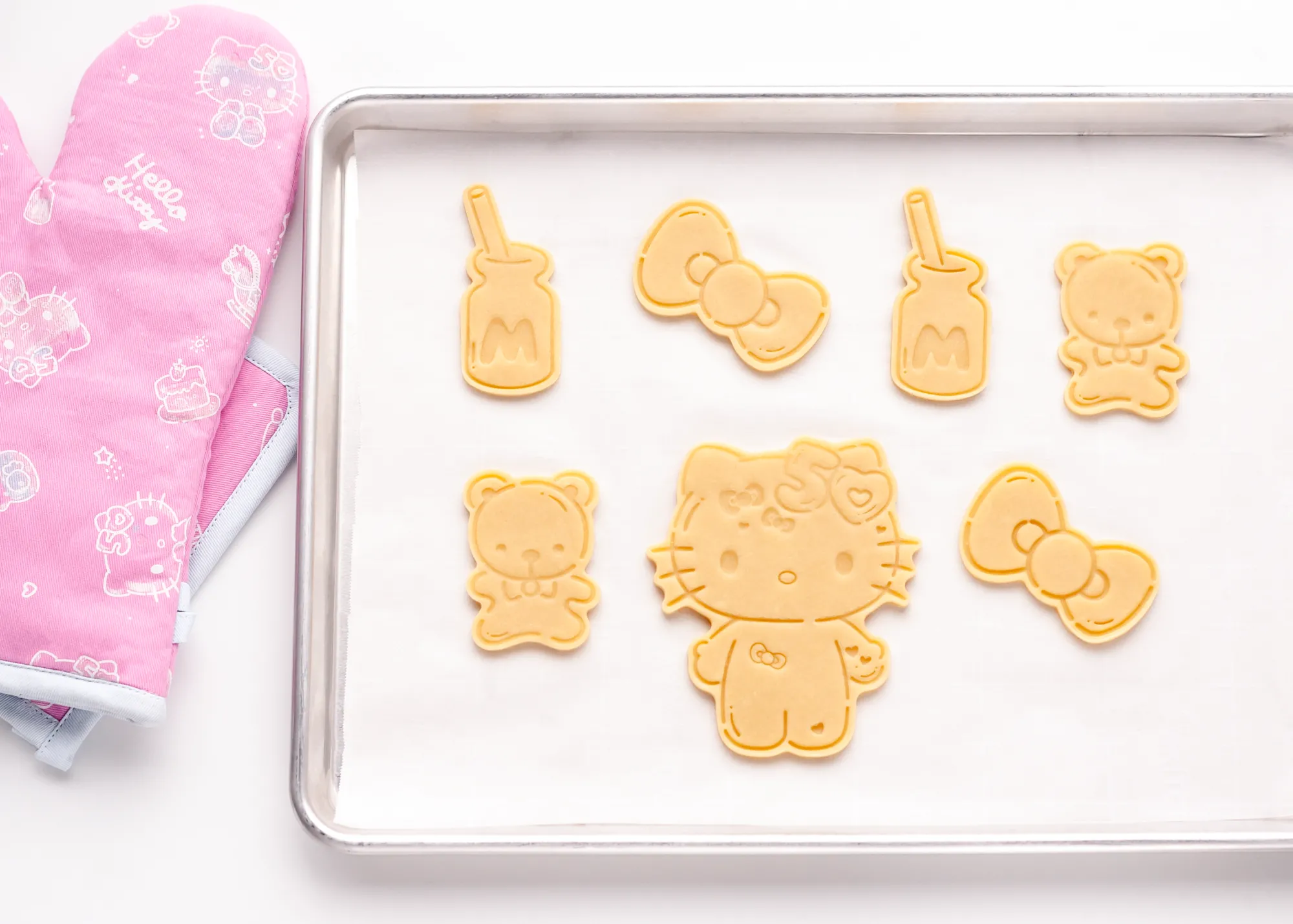 Handstand Kitchen Hello Kitty 50th Anniversary Cookie Stamp and Frosting Set