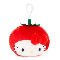 NAKAJIMA CORPORATION Hello Kitty Tomato Plush Mascot Clip (Fruit & Veggie Series)