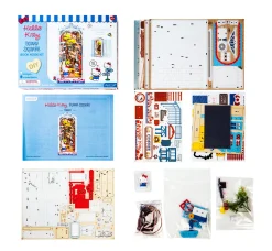 Hands Craft Hello Kitty Town Square DIY Book Nook Kit
