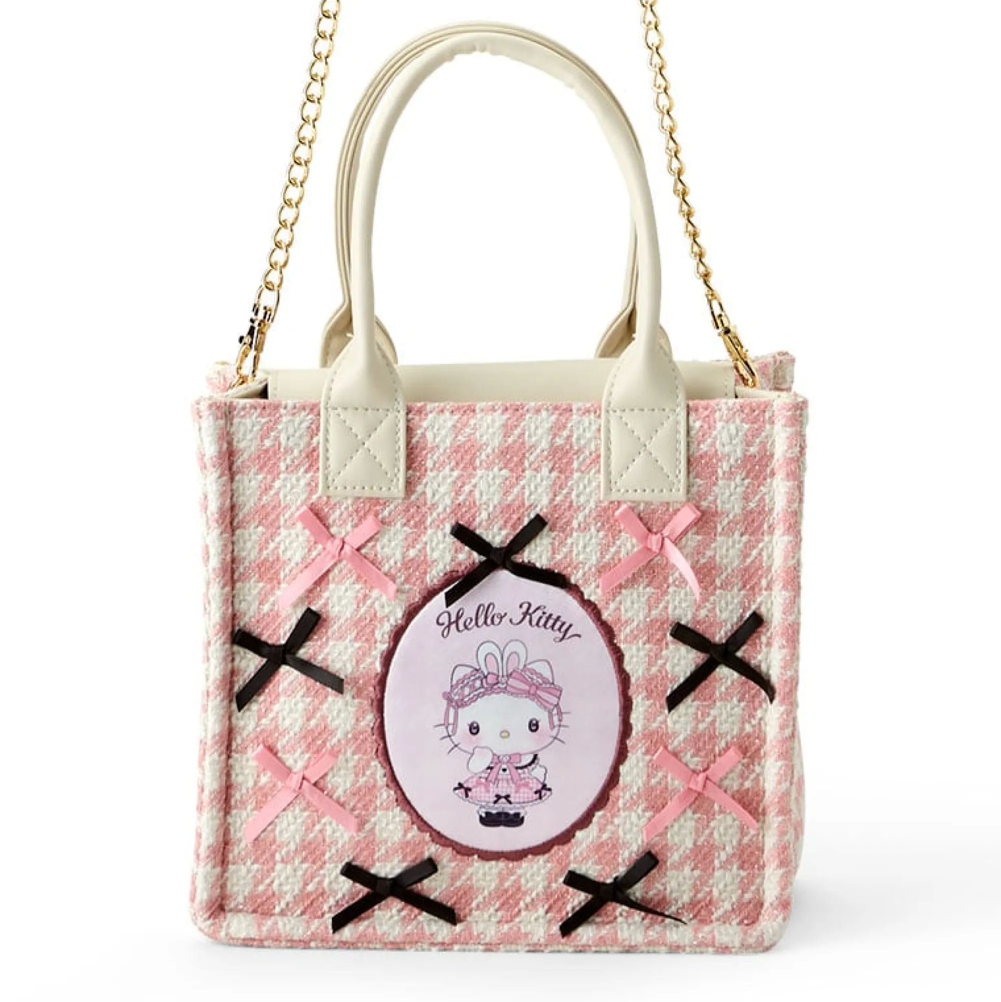 Japan Original Hello Kitty 2-Way Mini Handbag (Ribbon Party Series)