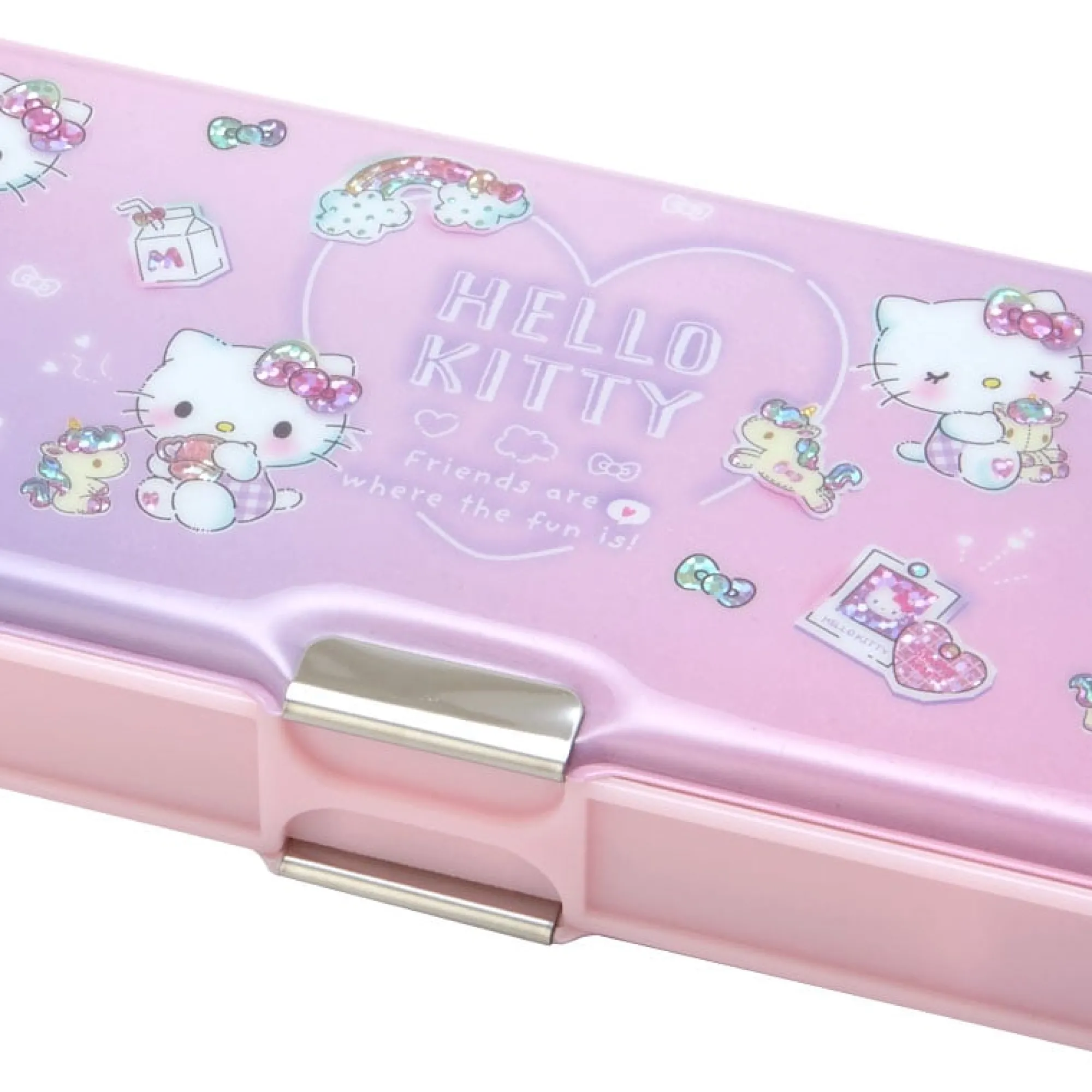Japan Original Hello Kitty 2-Way Pencil Case