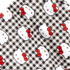 Baggu Corporation Hello Kitty x Baggu 50th Anniversary Puffy Picnic Blanket (Black Gingham)