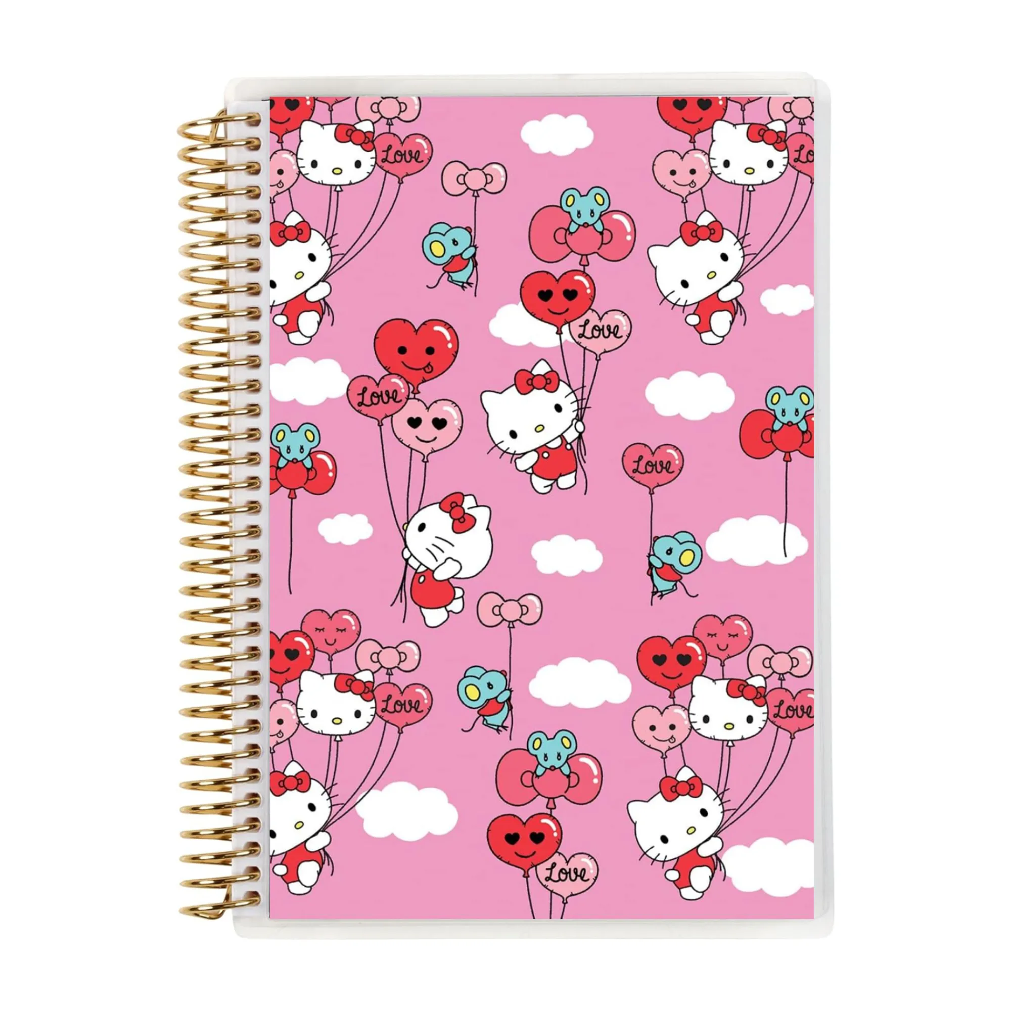 ERIN CONDREN Hello Kitty x Balloons A5 Coiled Notebook