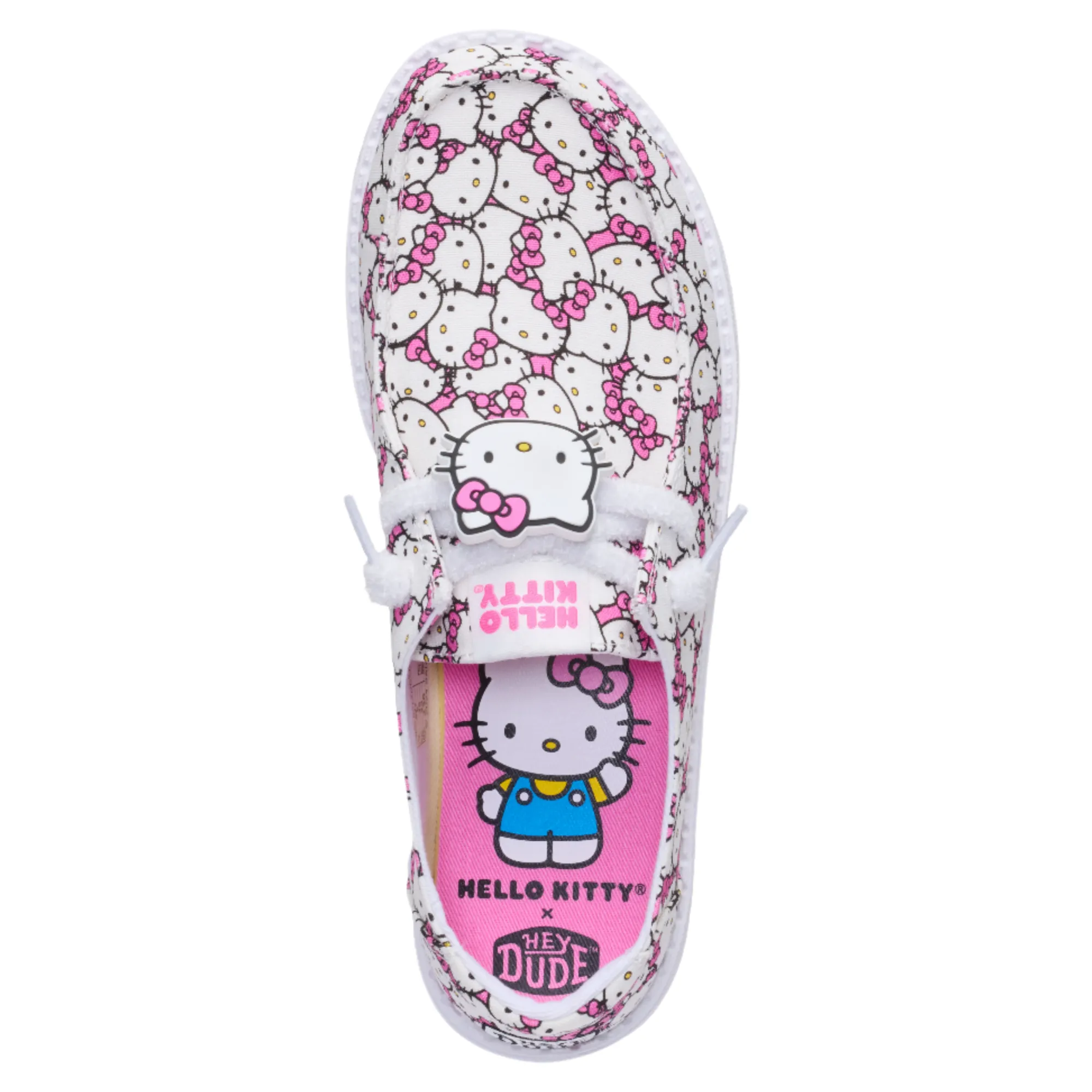 Hey Dude Inc Hello Kitty x HEYDUDE Wendy All-Over Print Slip-On Shoe (Adult)