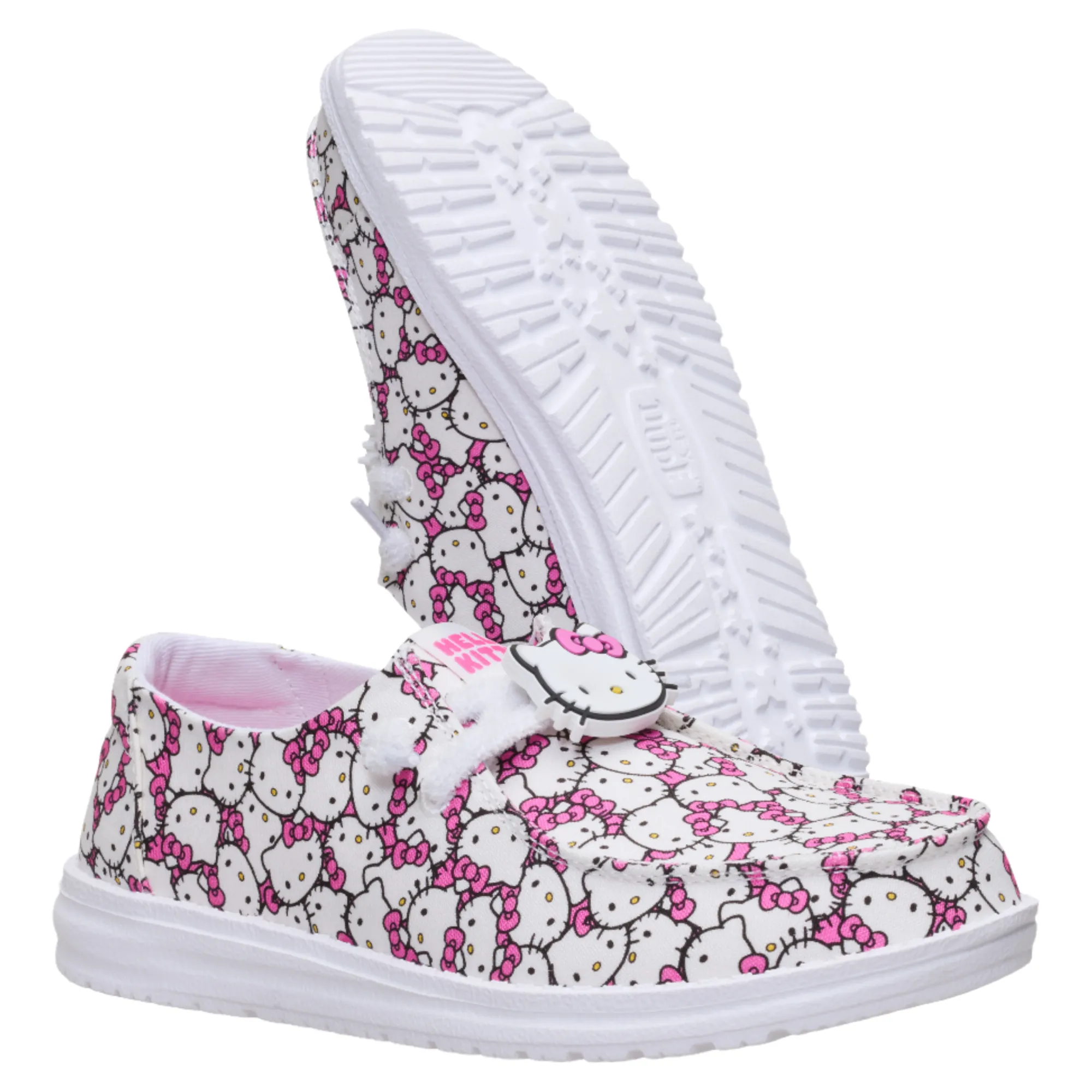 Hey Dude Inc Hello Kitty x HEYDUDE Wendy All-Over Print Slip-On Shoe (Adult)