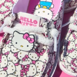 Kids Hey Dude Inc Hello Kitty x HEYDUDE Wendy All-Over Print Slip-On Shoe (Youth)