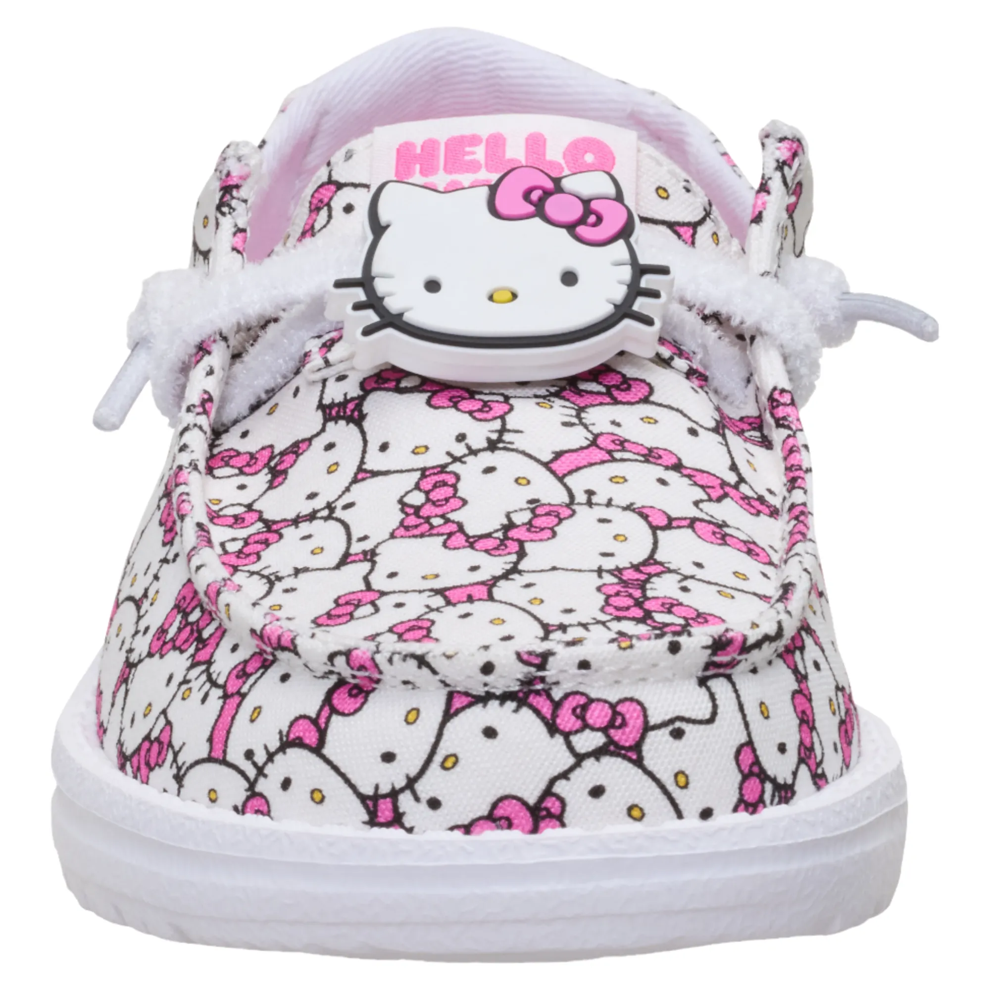 Kids Hey Dude Inc Hello Kitty x HEYDUDE Wendy All-Over Print Slip-On Shoe (Youth)