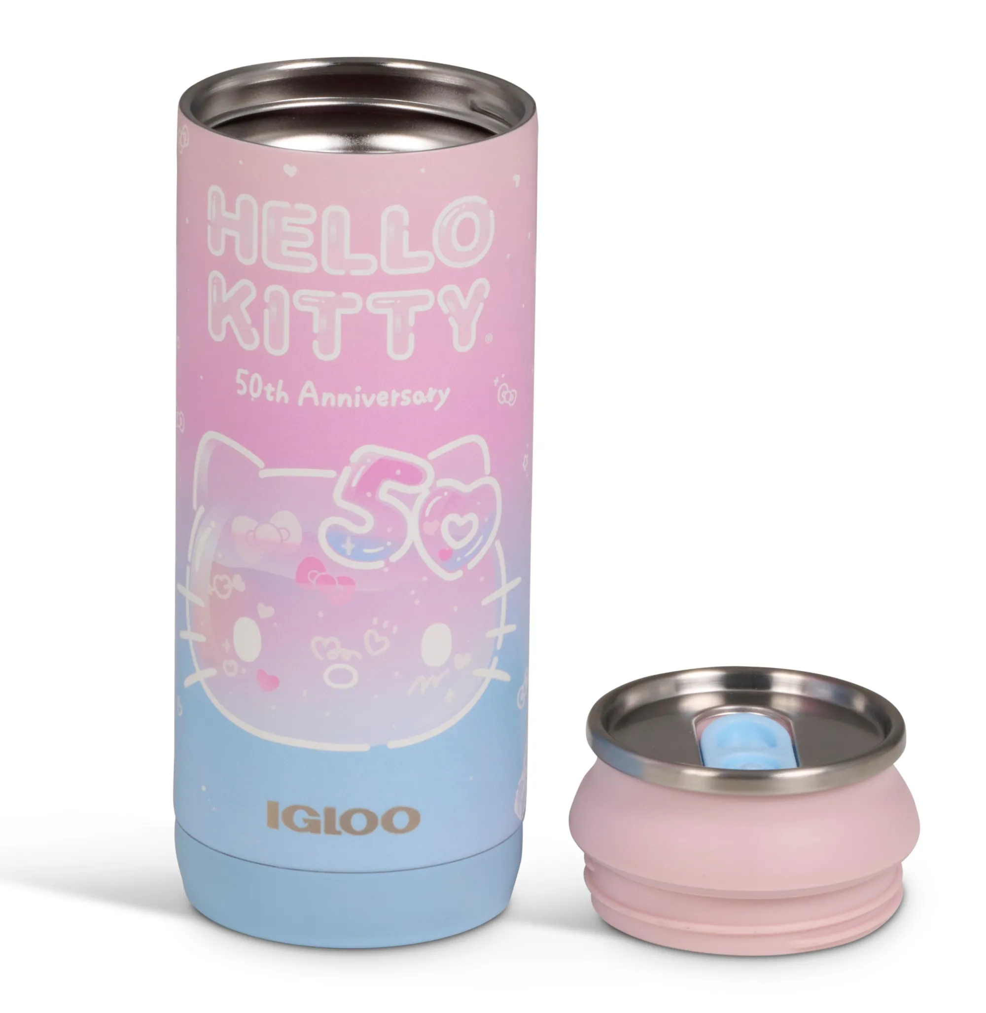 Igloo Products Corp Hello Kitty x Igloo 50th Anniversary 16oz Stainless Steel Can